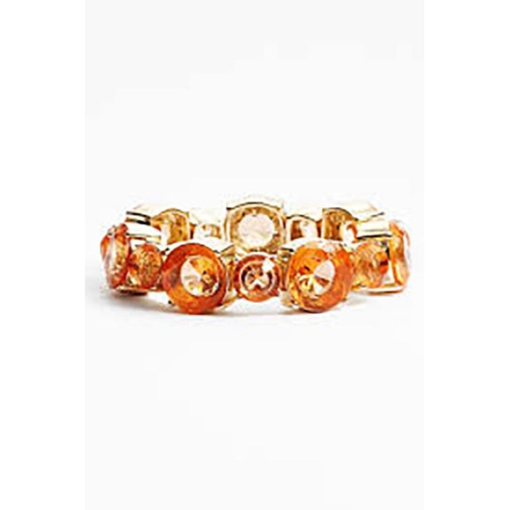Lee by Lee Angel 'By the Sea' Wide Stretch Bracelet NWT $48.00 Orange